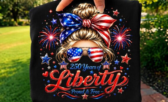 250 Years of Liberty T-shirt Graphics
