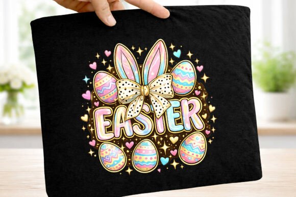Cute Easter Coquette Bow Bunny Png Graphics