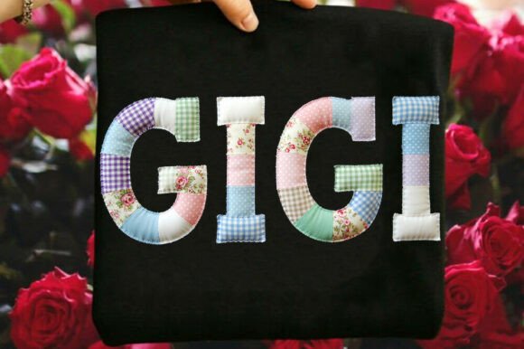 Gigi Patchwork Mama Mothers Day Shirt