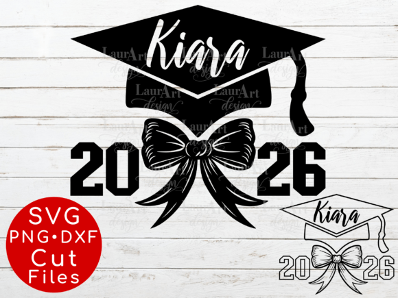 Graduation Cap 2026 Grad Cap with Bow Graphics