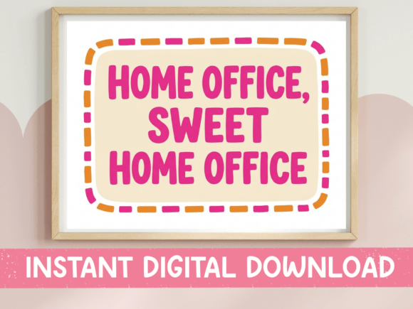 Home Office Sweet Home Office Print Graphics
