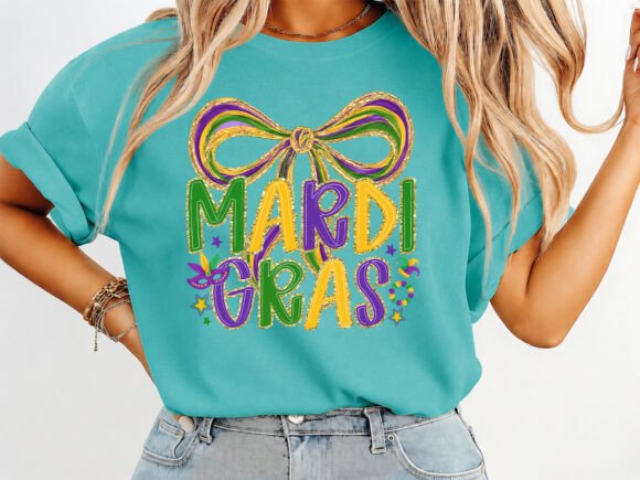 Mardi Gras Coquette Festive Season Shirt