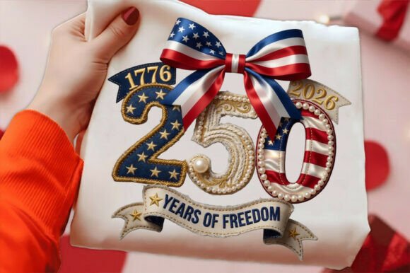 USA 250 Patriotic Airshow PNG Design